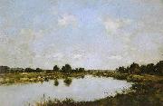 Eugene Boudin Deauville  O rio morto Germany oil painting artist